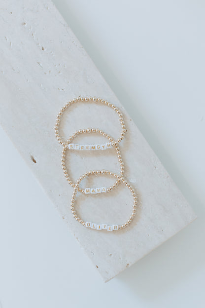 Personalized Golden Bracelet