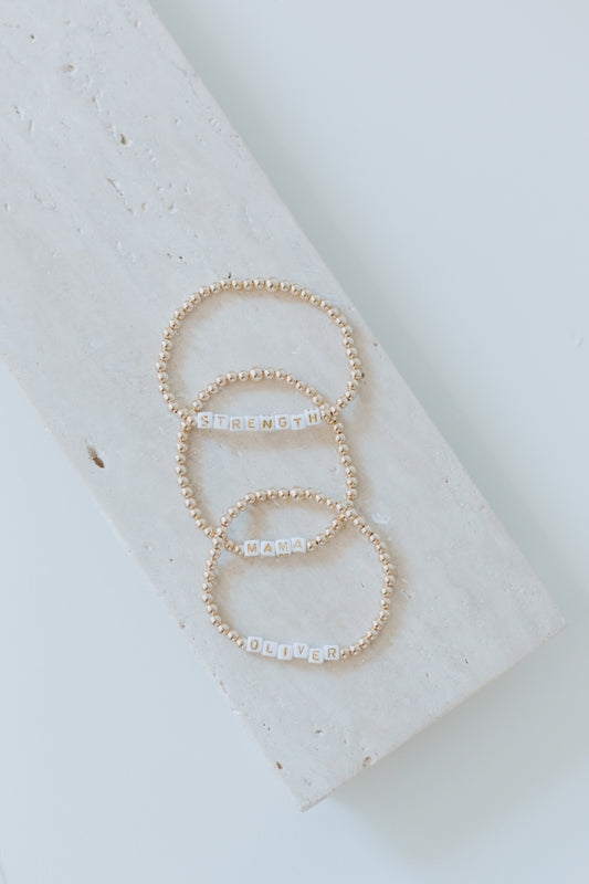 Personalized Golden Bracelet